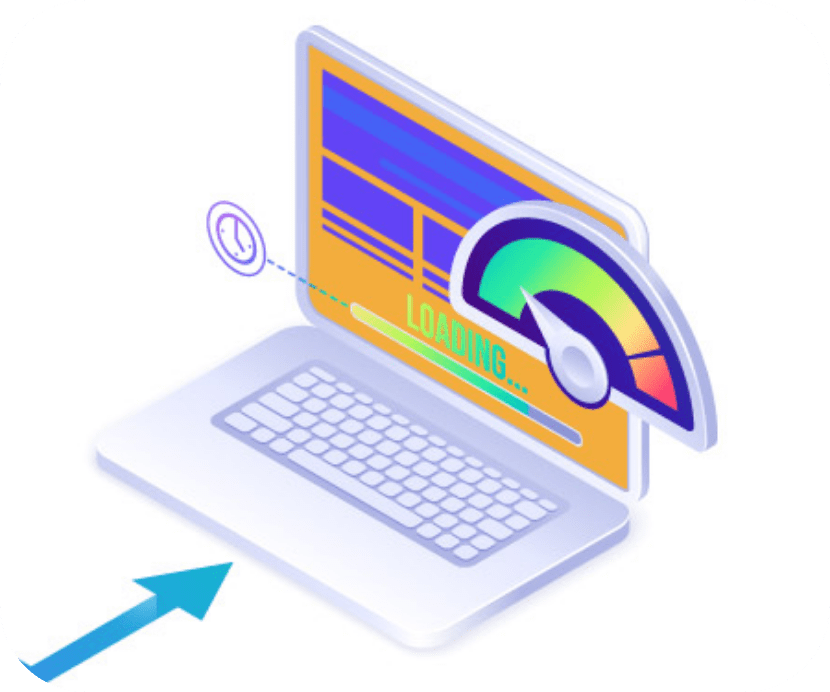 WEBページの表示速度が低下