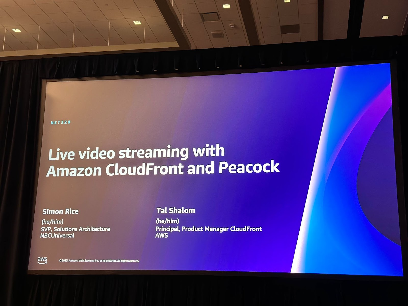 Live video streaming with Amazon CloudFront and Peacock